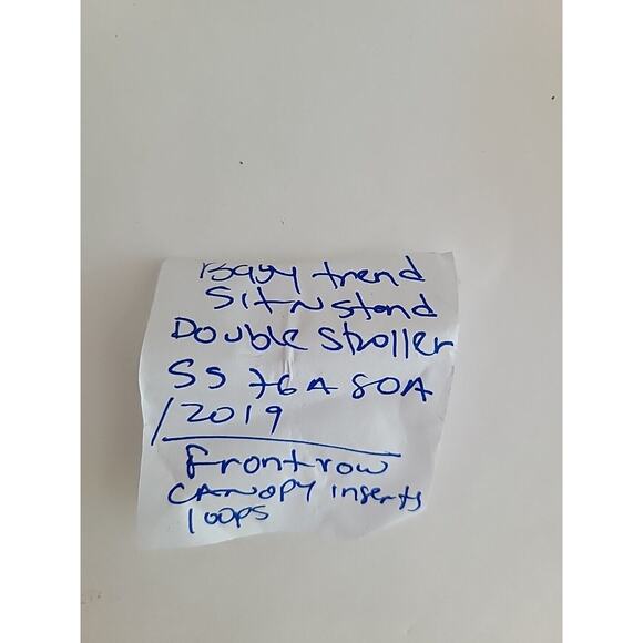 Baby Trend Sit N Stand Double Stroller Front Seat Canopy Insert Loops #SS76A80A - Picture 12 of 12